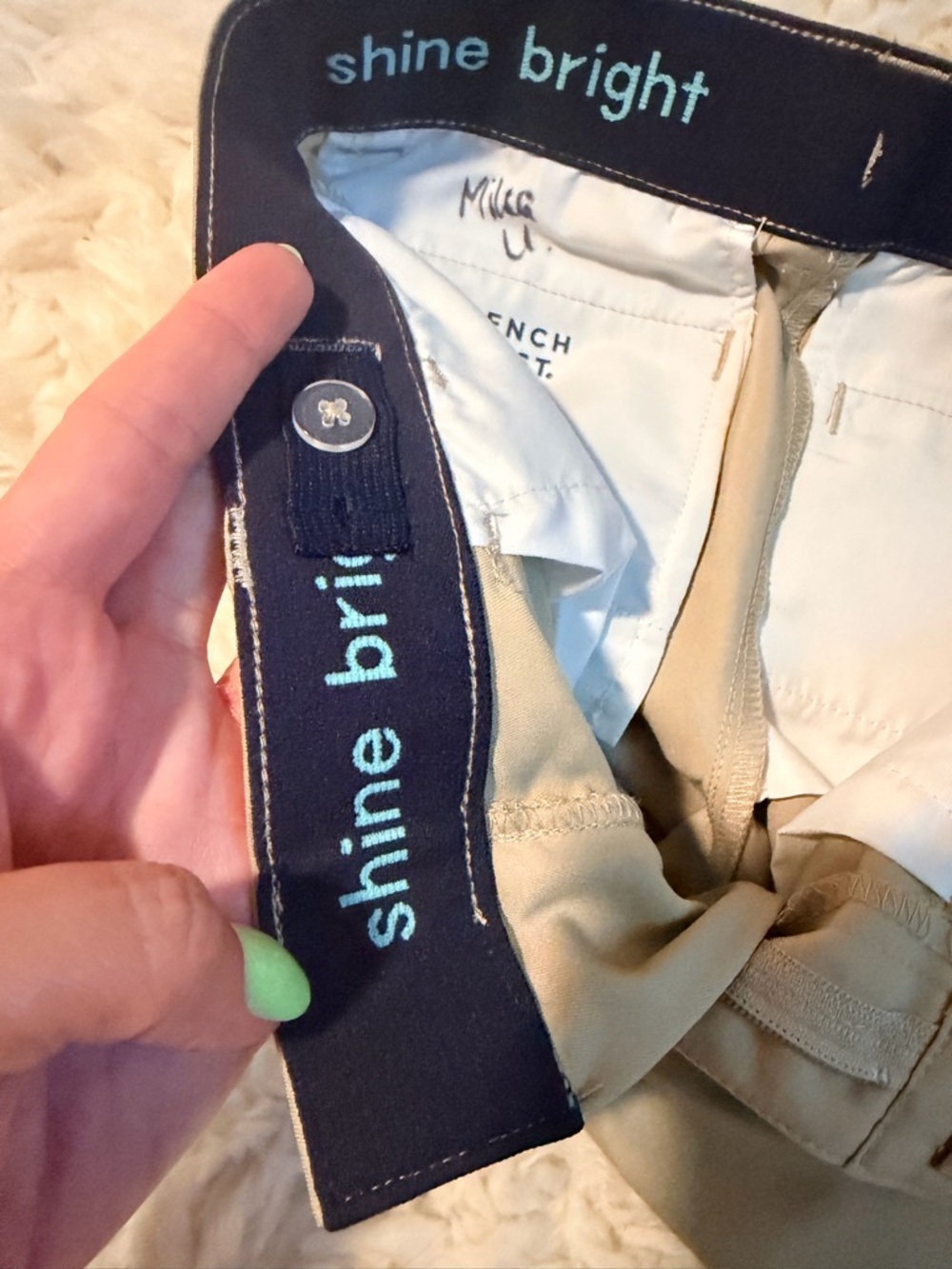 French Toast Girls' Khaki School Shorts - Picture 5 of 5